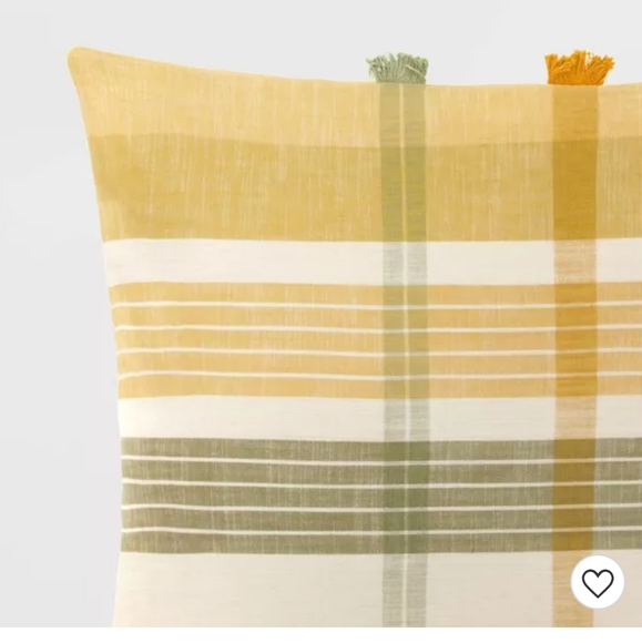 24"x24" Oversized Plaid Square Throw Pillow - Threshold™ - Picture 4 of 4